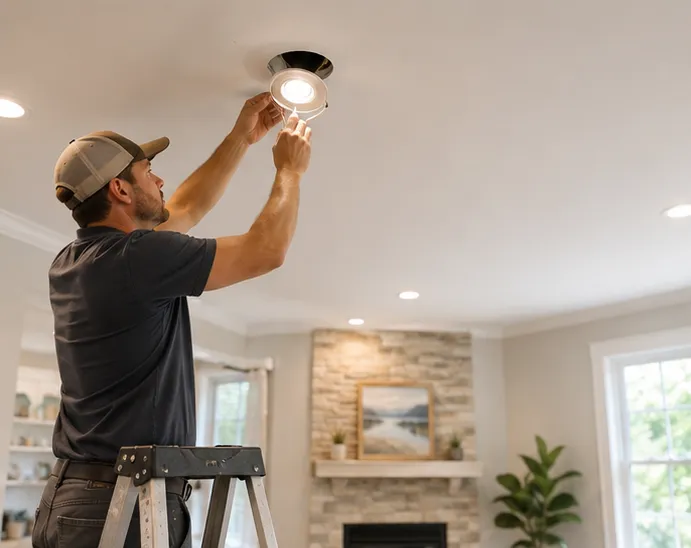 Chantilly VA Lighting Repair Fan Installation 3