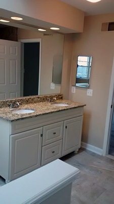 new bathroom sink floor tile manassas va